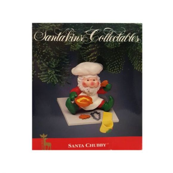 Santas Best Santakins Collectible Ornament - Santa Chubby Chef Baker - Picture 1 of 1